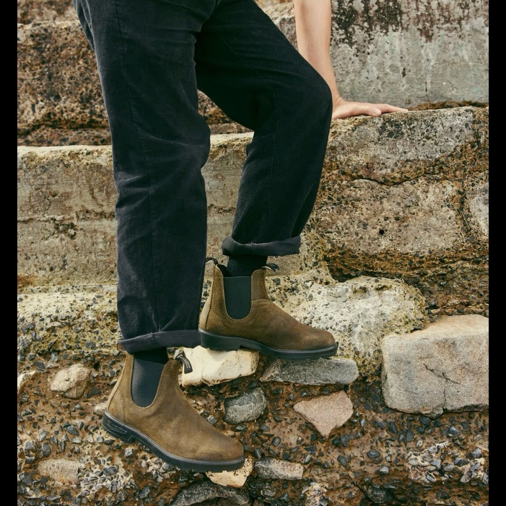 Blundstone Olive Chelsea Boots